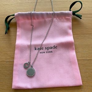 KATE Spade Spot the Spade Pave Charm Pendant Necklace NWT Dust bag included